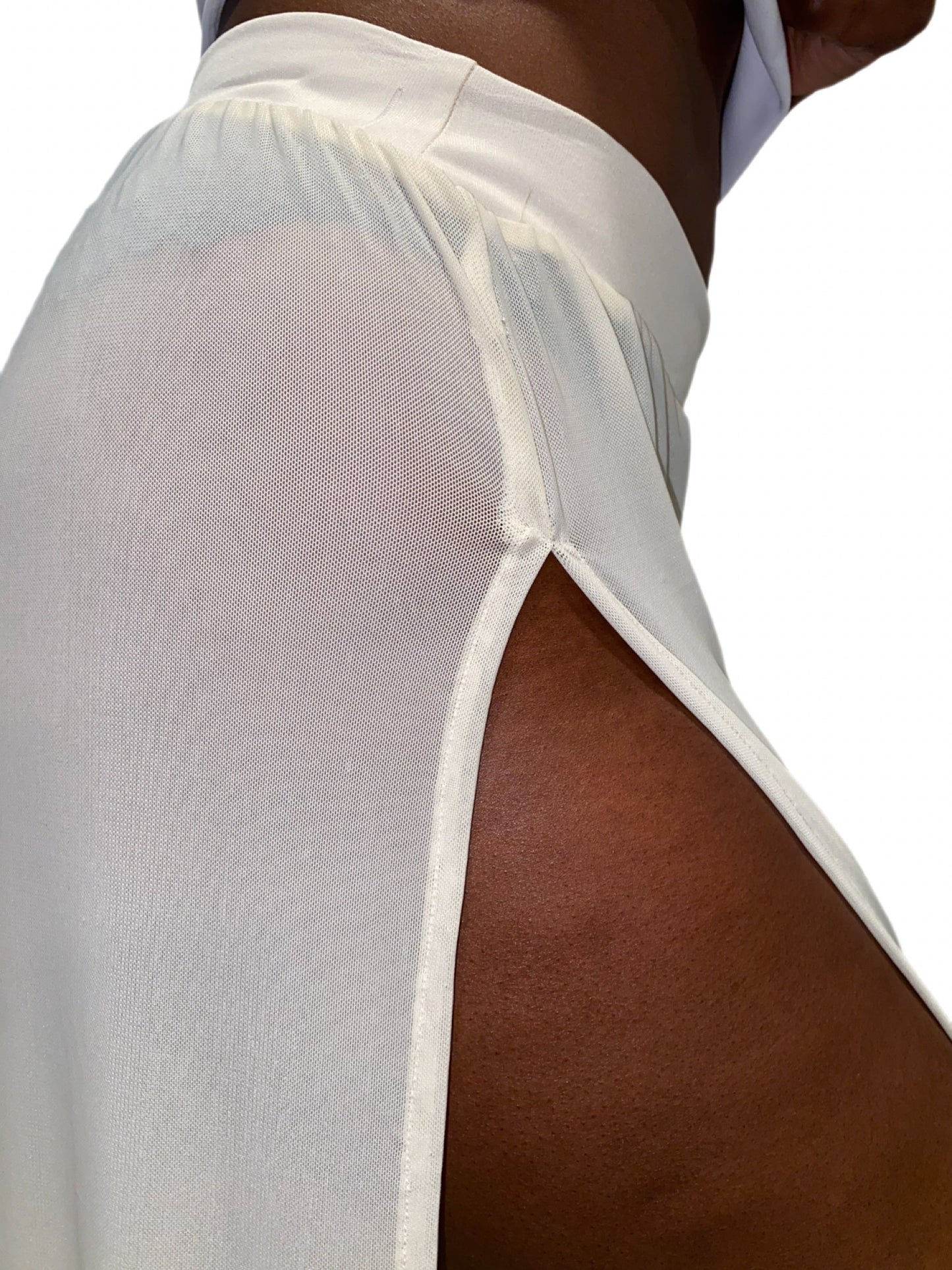 Tall Mesh Pants Ivory L/XL