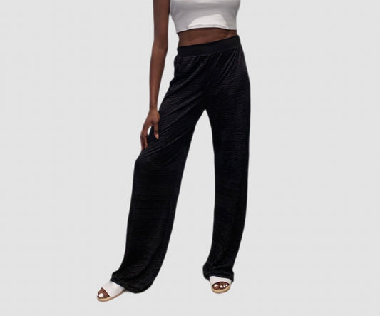 Tall Pleated Pants Black L/XL