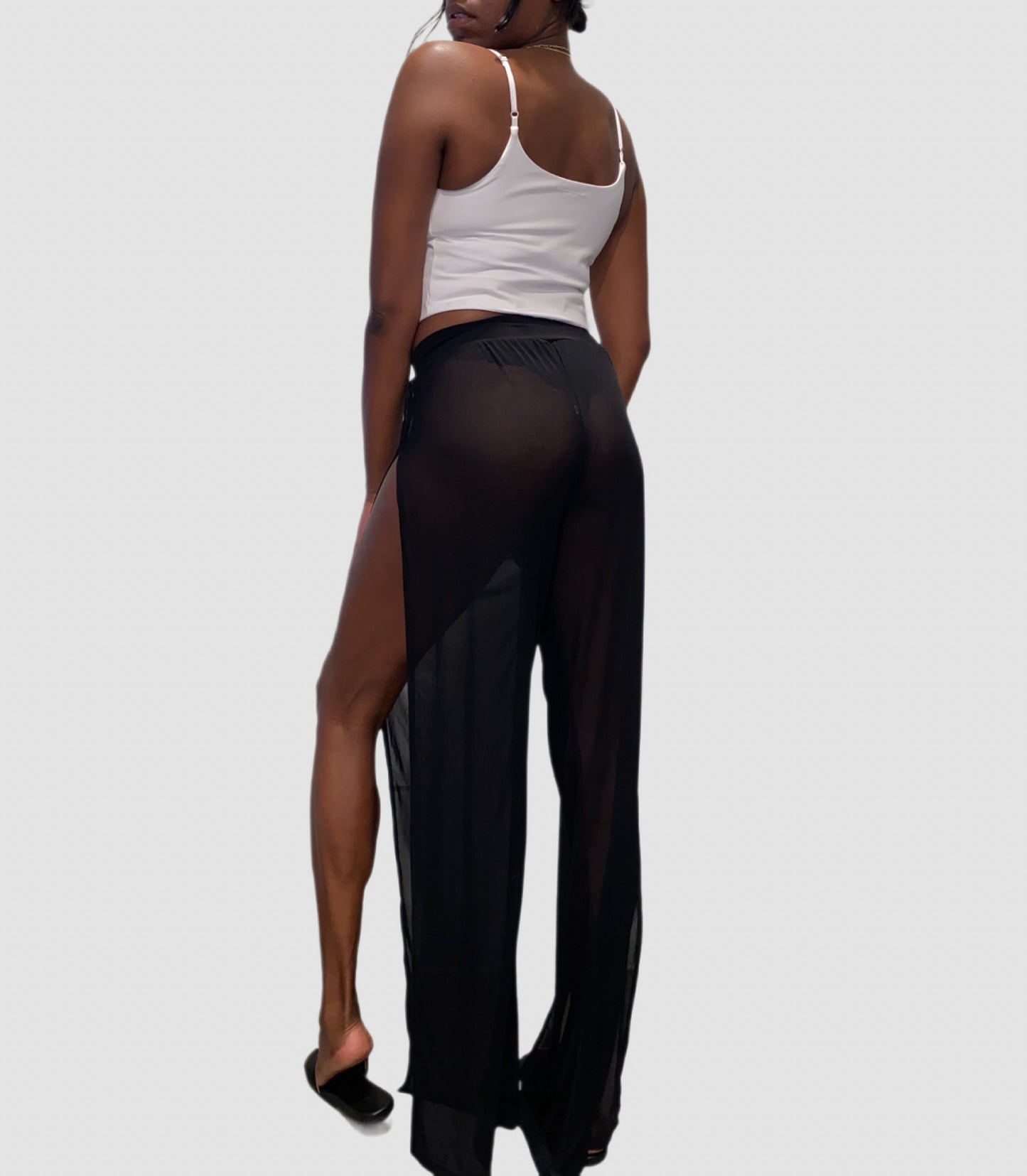 Tall Mesh Pants Black S/M
