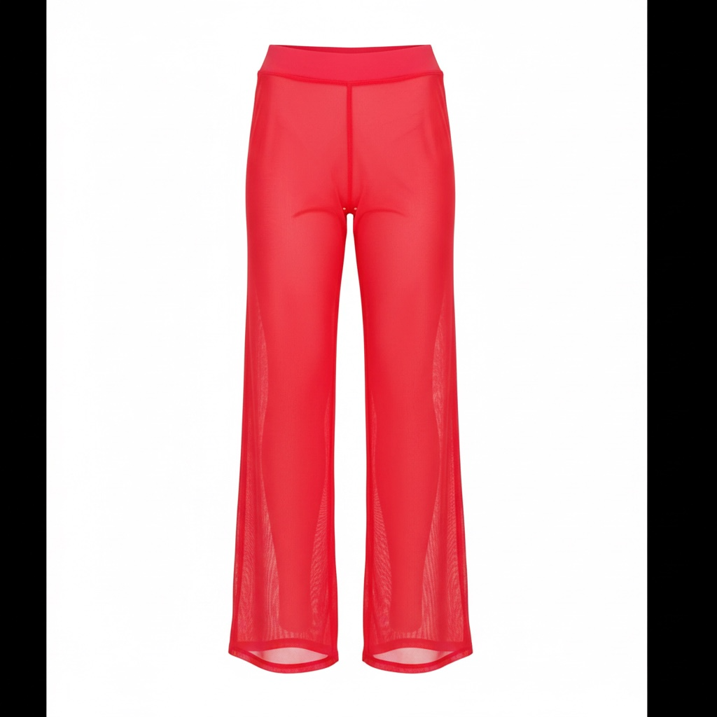 Tall Mesh Pants Hot Pink (SIDE SLIT) S/M